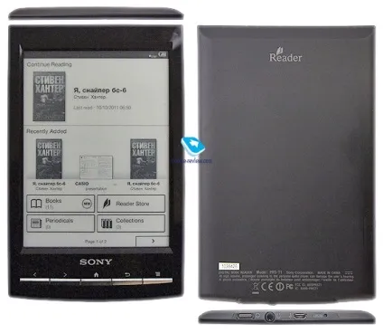 Огляд електронної книги sony prs-t1 (prs-t1) Огляд електронної книги sony prs-t1