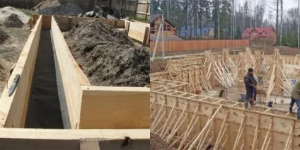 Опалубка для фундаменту з шиферу технологія виготовлення (технологія) Опалубка для фундаменту з шиферу технологія виготовлення