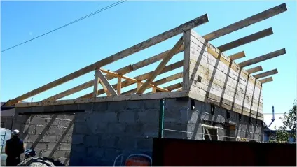 Односхилий дах гаража своїми руками - як зробити (руками) Односхилий дах гаража своїми руками - як зробити