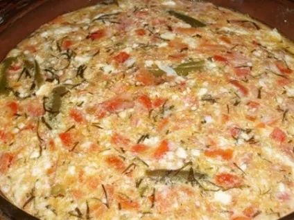 Омлет з грибами, помідорами і сиром (шампіньйони) Омлет з грибами, помідорами і сиром