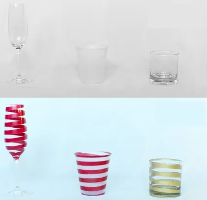 Оригінальні стаканчики своїми руками, смугасті склянки своїми руками (руками) Оригінальні стаканчики своїми руками, смугасті склянки своїми руками