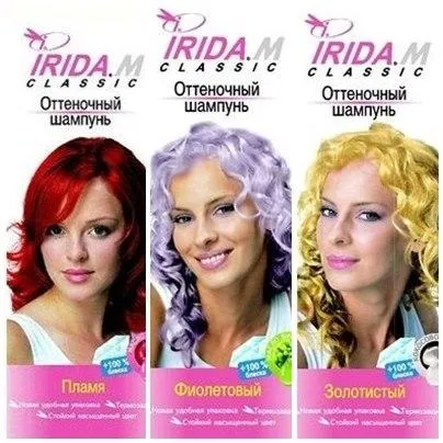 Відтіночний шампунь Ірида - відгуки про косметику (шампунь відтінку Ірида) Відтіночний шампунь Ірида - відгуки про косметику