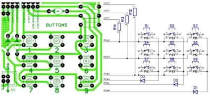 Отладочная плата під мікроконтролери atmega 8 (плата) Отладочная плата під мікроконтролери atmega 8