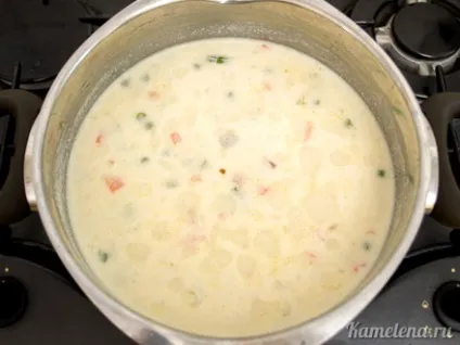 Овочевий суп з куркою і вершками (вершками) Овочевий суп з куркою і вершками