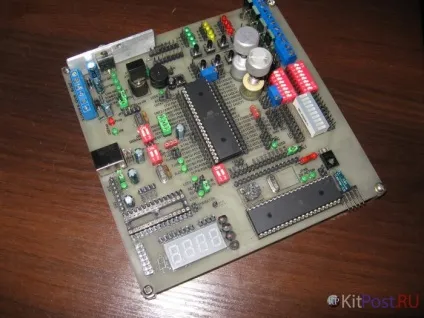 Отладочная плата atmel avr своїми руками (клеммник захистом переполюсовкі) Отладочная плата atmel avr своїми руками