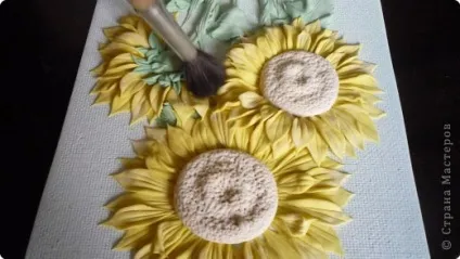 Панно - соняшники - своїми руками, солоне тісто (соняшники) Панно - соняшники - своїми руками, солоне тісто