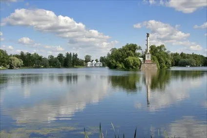 Пейзажний (англійський) парк єкатерининського парку царського села, частина 1 (мармуровий міст) Пейзажний (англійський) парк єкатерининського парку царського села, частина 1