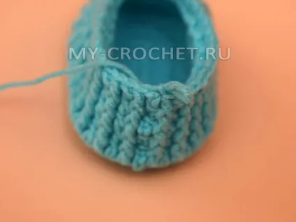 Пінетки черевички гачком, майстер-клас для початківців (повітряні петлі підйому) Пінетки черевички гачком, майстер-клас для початківців