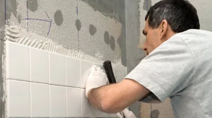 Плитка на гіпсову штукатурку клей, укладання у ванній (плитка) Плитка на гіпсову штукатурку клей, укладання у ванній