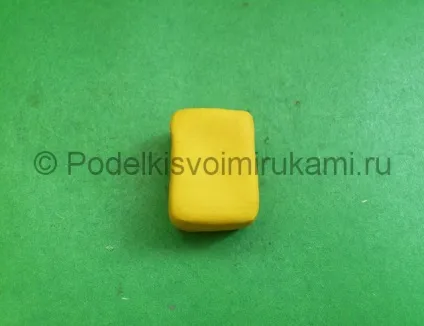 Виріб губка боб з пластиліну (пластиліну) Виріб губка боб з пластиліну