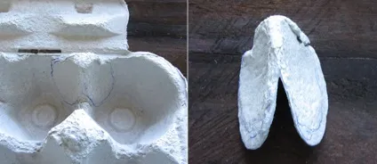Виріб півень з коробки для яєць (коробки) Виріб півень з коробки для яєць
