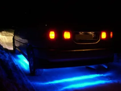 Підсвічування днища автомобіля неонове освітлення, види, плюси і мінуси, вимоги (види) Підсвічування днища автомобіля неонове освітлення, види, плюси і мінуси, вимоги