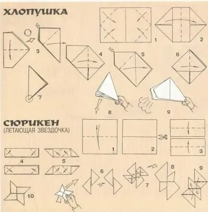 Як зробити автомат з паперу інструкція (зробити) Як зробити автомат з паперу інструкція