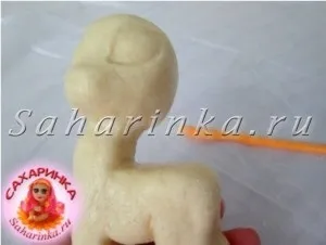Поні, машинка і паровозик з мастики, майстер-клас - сахарінка