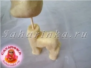 Поні, машинка і паровозик з мастики, майстер-клас - сахарінка