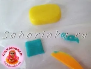 Поні, машинка і паровозик з мастики, майстер-клас - сахарінка