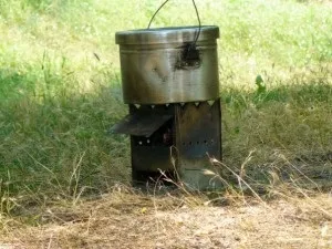 Похідна піч своїми руками з різних предметів