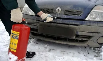 Пожежа в автомобілі причини, способи гасіння і заходи профілактики (заходи) Пожежа в автомобілі причини, способи гасіння і заходи профілактики