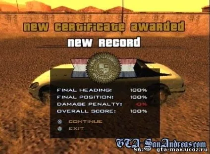 Правильне проходження автошколи на - золото - gta sa (правильна поведінка автошколи на & quot; золото & quot; gta sa) Правильне проходження автошколи на - золото - gta sa