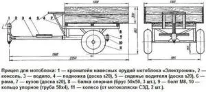 Причіп до міні-тракторів своїми руками