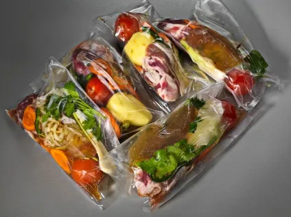 Приготування продуктів в вакуумному пакеті, упаковка для варіння (для стерилізації), статті (вакуумному) Приготування продуктів в вакуумному пакеті, упаковка для варіння (для стерилізації), статті