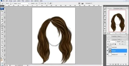 Простий урок з малювання волосся в adobe photoshop