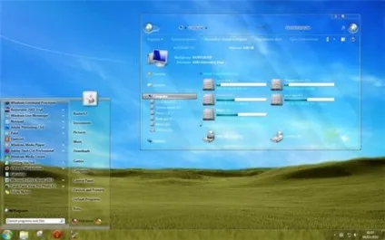 Прозорі скляні теми для windows 7 (прозорі) Прозорі скляні теми для windows 7