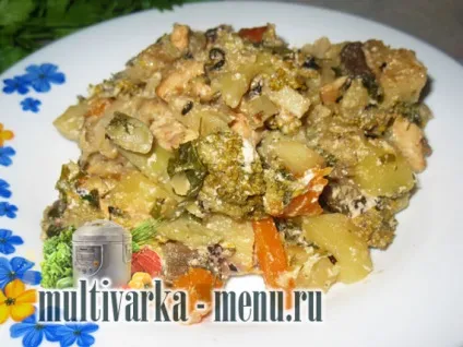 Рагу з куркою в мультиварці, другі страви в мультиварці (приготувати овочеве рагу в мультиварці) Рагу з куркою в мультиварці, другі страви в мультиварці