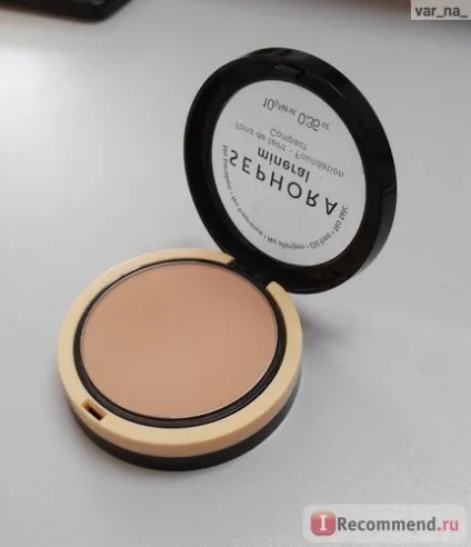 Пудра sephora mineral powder foundation compact - «відмінна Некомедогенний пудра», відгуки (пудра) Пудра sephora mineral powder foundation compact - «відмінна Некомедогенний пудра», відгуки