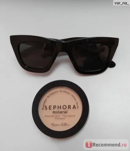 Пудра sephora mineral powder foundation compact - «відмінна Некомедогенний пудра», відгуки (mineral) Пудра sephora mineral powder foundation compact - «відмінна Некомедогенний пудра», відгуки