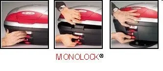 Відмінності між кофрами monolock і monokey (кофри kappa) Відмінності між кофрами monolock і monokey