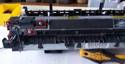 Ремонт принтера hp m603 (термоузел)