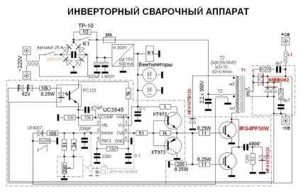 Ремонт своїми руками апарату зварювального інверторного типу особливості (зварювального) Ремонт своїми руками апарату зварювального інверторного типу особливості