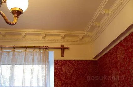 Ремонт в сталінці, ключові епізоди (Вітальня шпалери гіпсова ліпнина) Ремонт в сталінці, ключові епізоди