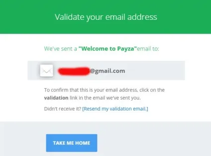 Реєстрація в payza