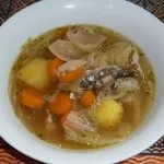 Рисовий суп в мультиварці з м'ясом і куркою (м'ясом) Рисовий суп в мультиварці з м'ясом і куркою