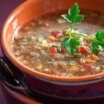 Рисовий суп в мультиварці з м'ясом і куркою (м'ясом) Рисовий суп в мультиварці з м'ясом і куркою