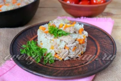 Рис з фаршем на сковороді, рецепт з фото (масло) Рис з фаршем на сковороді, рецепт з фото