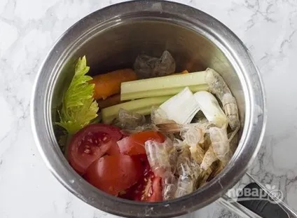 Рис з морепродуктами - покроковий рецепт з фото на (рецепт) Рис з морепродуктами - покроковий рецепт з фото на
