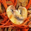 Салат з корейською морквою і грибами огляд кращих рецептів, грибний сайт (морквою) Салат з корейською морквою і грибами огляд кращих рецептів, грибний сайт