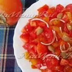 Салат з авокадо з помідорами і огірками, рецепт з фото (помідор) Салат з авокадо з помідорами і огірками, рецепт з фото