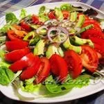 Салат з авокадо з помідорами і огірками, рецепт з фото (авокадо) Салат з авокадо з помідорами і огірками, рецепт з фото