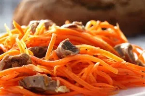 Салат з корейською морквою і грибами огляд кращих рецептів, грибний сайт (рецептів) Салат з корейською морквою і грибами огляд кращих рецептів, грибний сайт