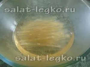 Салат з крохмальної локшиною ашлянфу - рецепт з фото (крохмальної) Салат з крохмальної локшиною ашлянфу - рецепт з фото