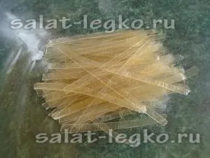 Салат з крохмальної локшиною ашлянфу - рецепт з фото (салат) Салат з крохмальної локшиною ашлянфу - рецепт з фото