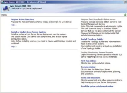 Посібник із розгортання microsoft lync server 2010 року (server) Посібник із розгортання microsoft lync server 2010