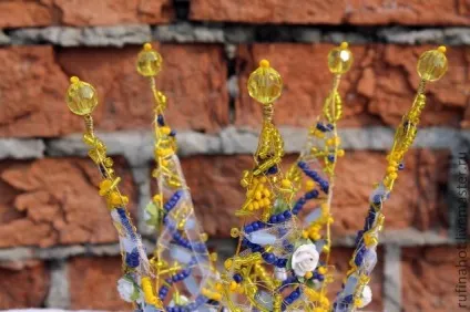 Як зробити корону з бісеру (новий рік) Як зробити корону з бісеру