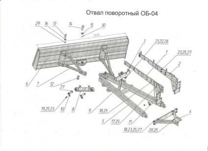 Як зробити саморобну лопату на мтз