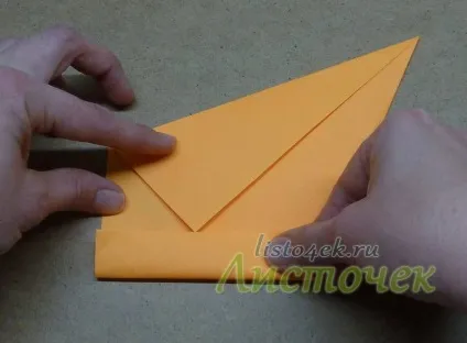 Як зробити черепашку з паперу (tomoko fuse), листочок (верхній шар Розправляємо) Як зробити черепашку з паперу (tomoko fuse), листочок