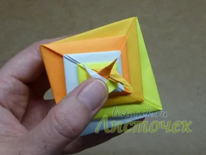 Як зробити черепашку з паперу (tomoko fuse), листочок (tomoko) Як зробити черепашку з паперу (tomoko fuse), листочок